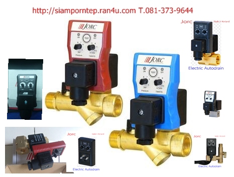 EZ1-1/2"-220V Jorc Electric Autodrain ออโต้เดรนไฟฟ้า size 1/2" Pressure 3-16bar( kg/cm2) 240psi 